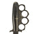 Original Rare U.S. WWII Everitt Black Handle Knuckle Fighting Knife with Scabbard Original Items