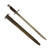 Original Rare U.S. WWI M1917 Enfield Rifle & Trench Gun Bayonet by Winchester with Scabbard - dated 1917 Original Items