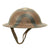 Original U.S. WWI M1917 Refurbished Doughboy Helmet of the 7th Infantry Division Original Items