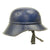 Original German WWII M38 Luftschutz Air Defense Gladiator Style Helmet Original Items