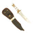 Original U.S. WWII Theater Made Bowie Blade Fighting Knife with Original Sheath Original Items