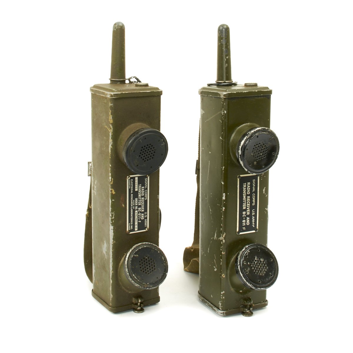WWII US Army Signal Corps SCR-536 Hand Held Walkie Talkie Radio Transc -  Top Pots - WWII US M-1 Helmets, Liners and Reproduction Uniform Sales