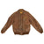 Original U.S. WWII China Burma India Theater A2 Leather Flight Jacket with Sterling Silver Lighter Original Items