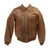 Original U.S. WWII China Burma India Theater A2 Leather Flight Jacket with Sterling Silver Lighter Original Items