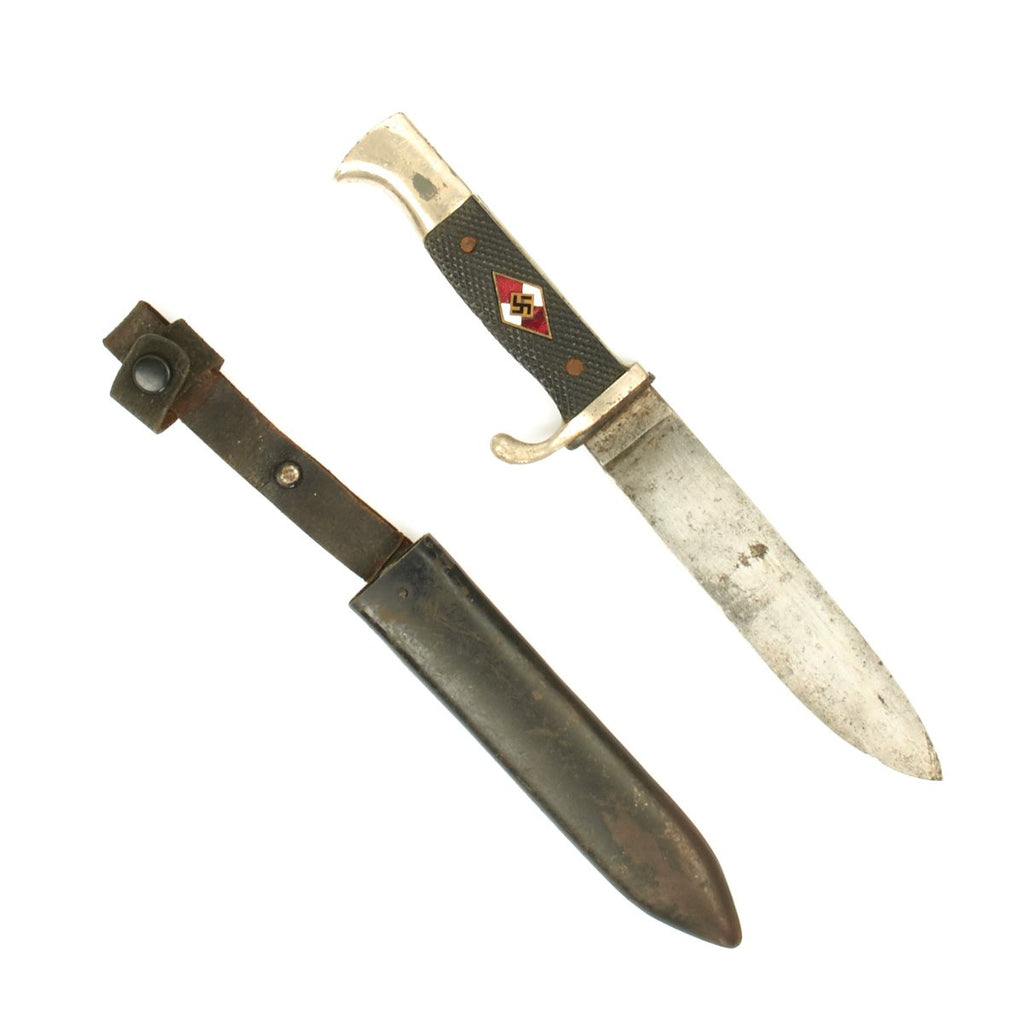 Original German WWII Hitler Youth Knife RZM M7/34 by Rudolf C. Jacobs, Solingen-Grafrath Original Items