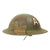 Original U.S. WWI M1917 Refurbished Doughboy Helmet of the 50th Aero Squadron Original Items