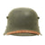 Original German WWII M17 Transitional Army Single Decal Helmet - Size 66 Original Items
