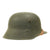 Original German WWII M17 Transitional Army Single Decal Helmet - Size 66 Original Items