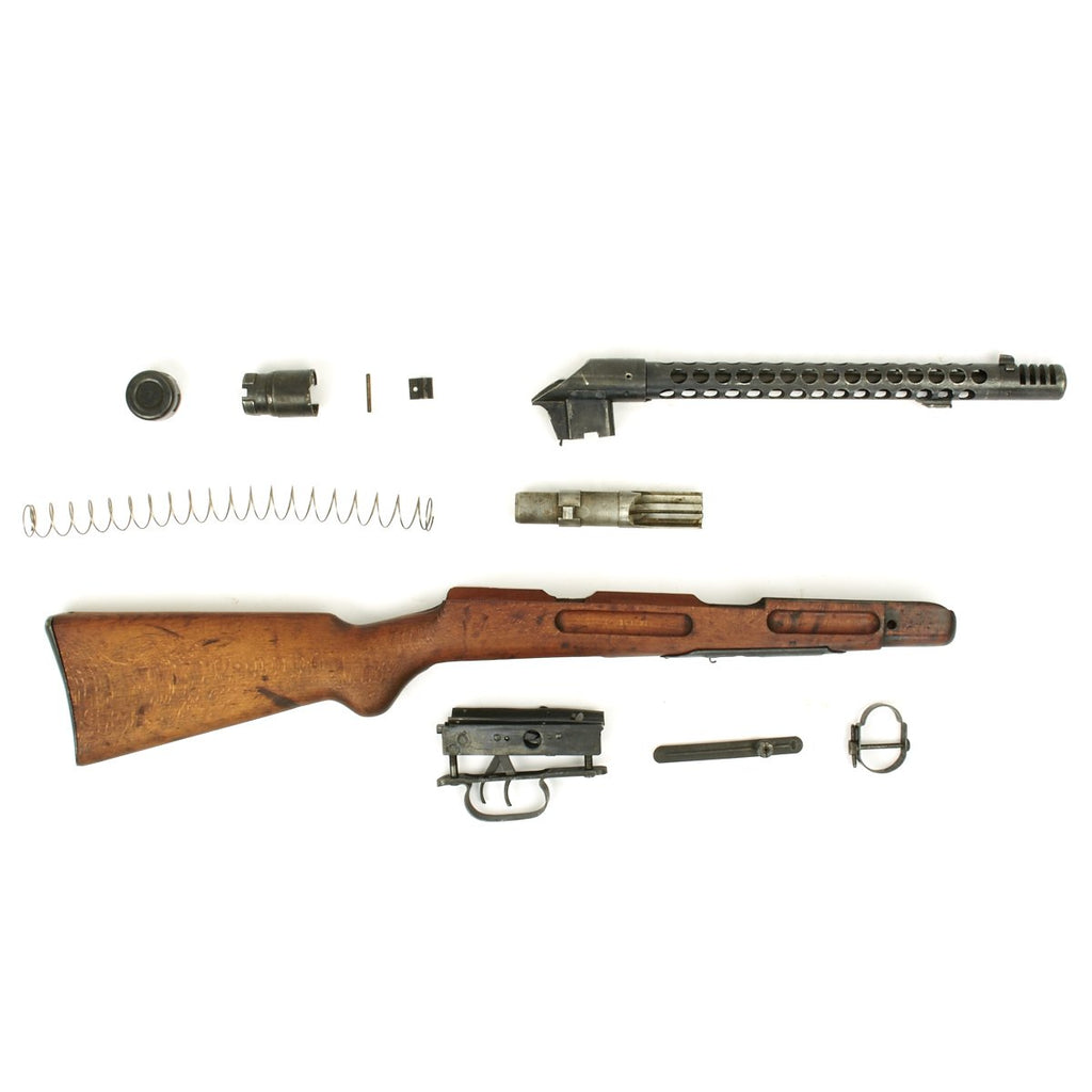 Original WWII Italian Beretta Model 38A Parts Set - MAB 38A Original Items