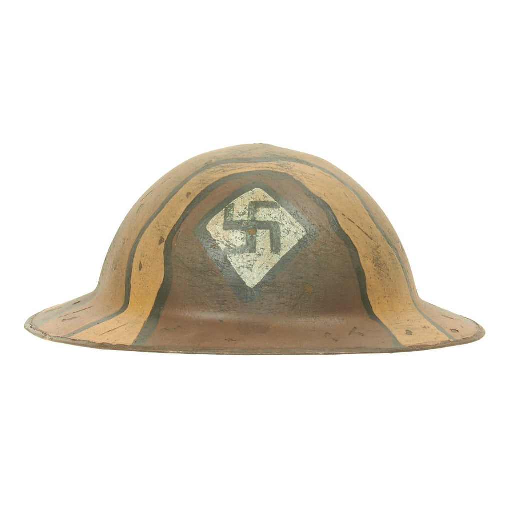 Original U.S. WWI M1917 Refurbished Doughboy Helmet of the 59th Pioneer Infantry Regiment Original Items