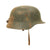 Original German WWII KIA Shot Through M40 Helmet Original Items
