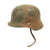 Original German WWII KIA Shot Through M40 Helmet Original Items
