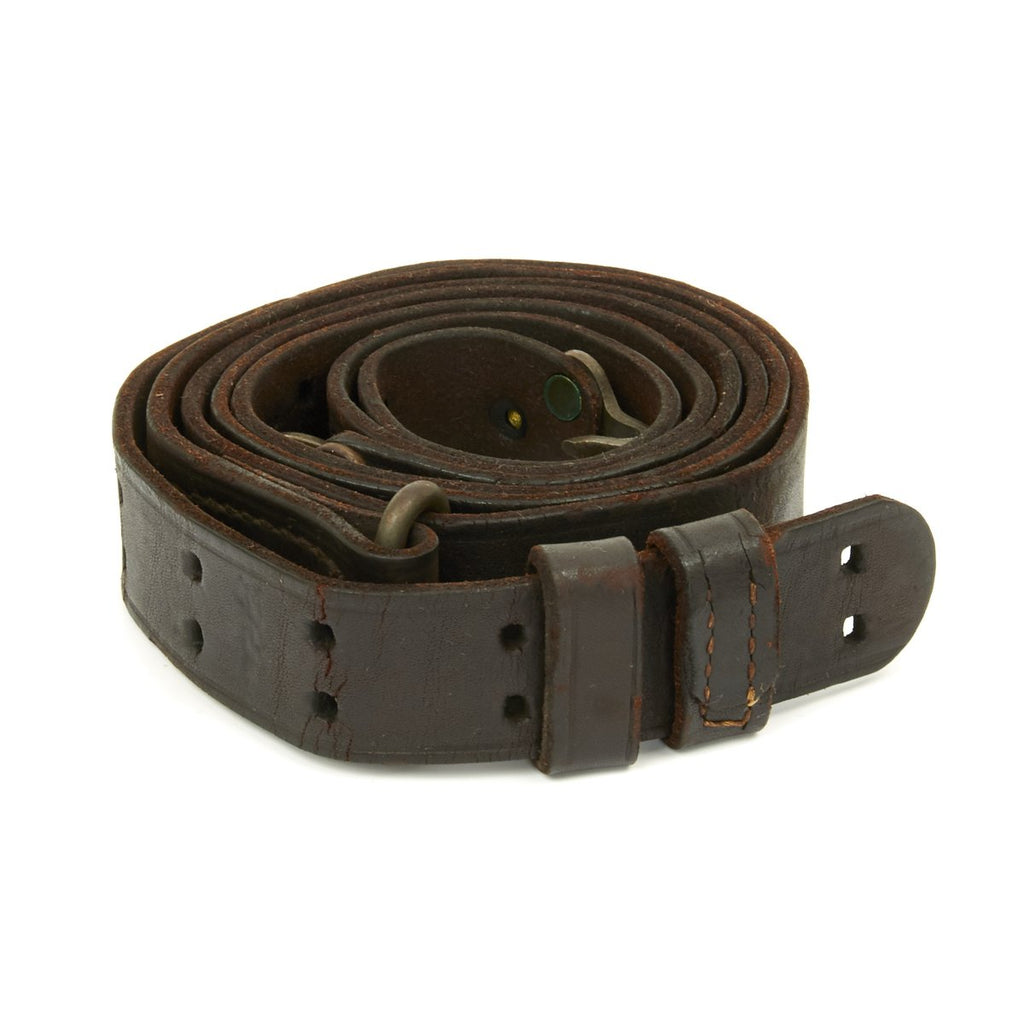 Original U.S. WWII M1907 Pattern Boyt 1942 Leather Sling Original Items