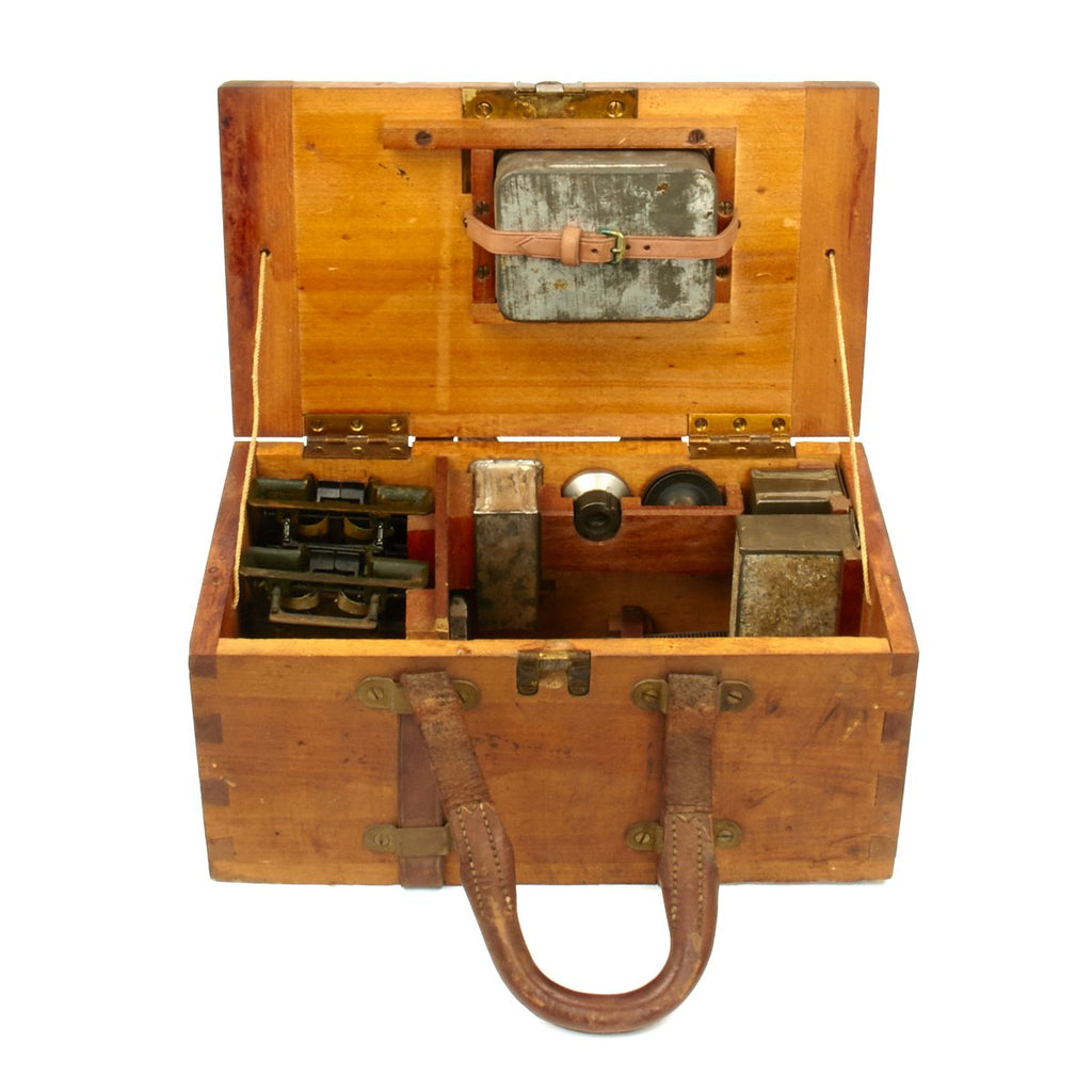 Original British WWII Vickers Machine Gun Spare Parts and Tools in Chest Original Items