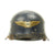 Original German WWII Square Dip M1934 Luftschutz Air Defense Helmet Original Items