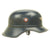 Original German WWII M38 Luftschutz Air Defense Gladiator Helmet - NSDAP Marked Original Items