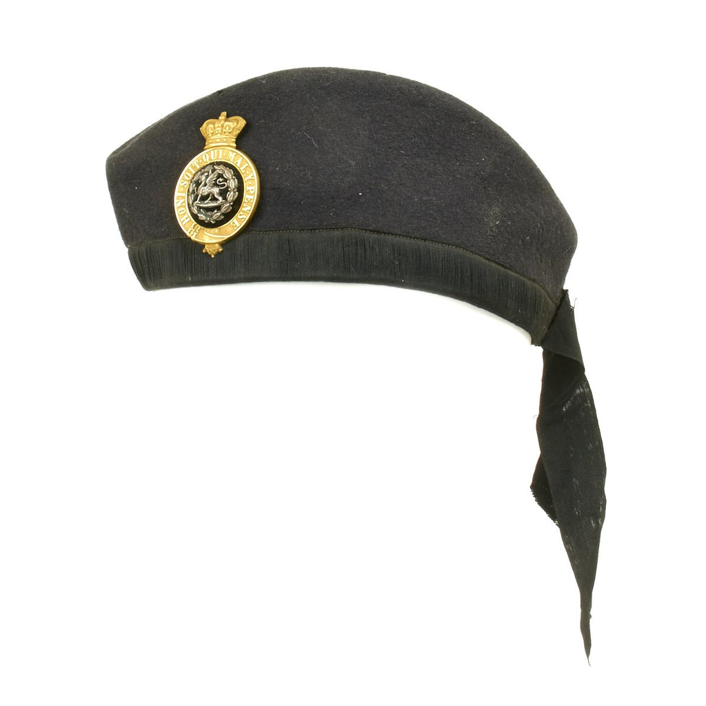 Original British Victorian South Wales Borderers Glengarry Side Cap - Circa 1885 Original Items