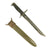Original U.S. WWII M1905E1 Bayonet Marked SA 1906 Low Serial 78783 -  10″ Ground Knife Point Original Items
