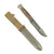 Original U.S. WWII RH Pal 36 Fighting Knife with USN MK 2 Scabbard Original Items