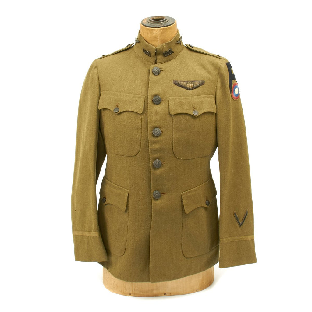 Original U.S. WWI 96th Aero Squadron Named Pilots Tunic with 2 Aerial Victories Original Items
