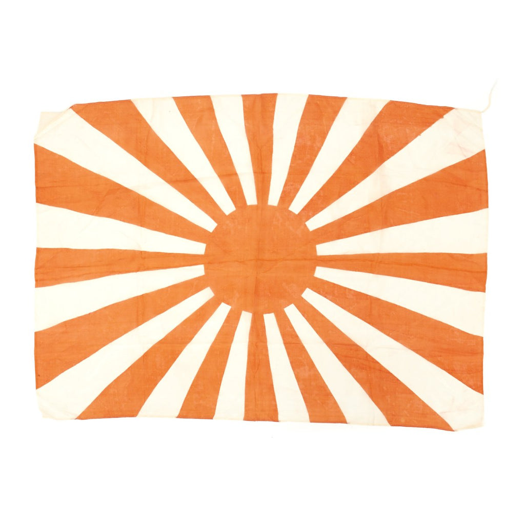 Original Japanese WWII Silk Rising Sun Army War Flag (36" x 25") Original Items
