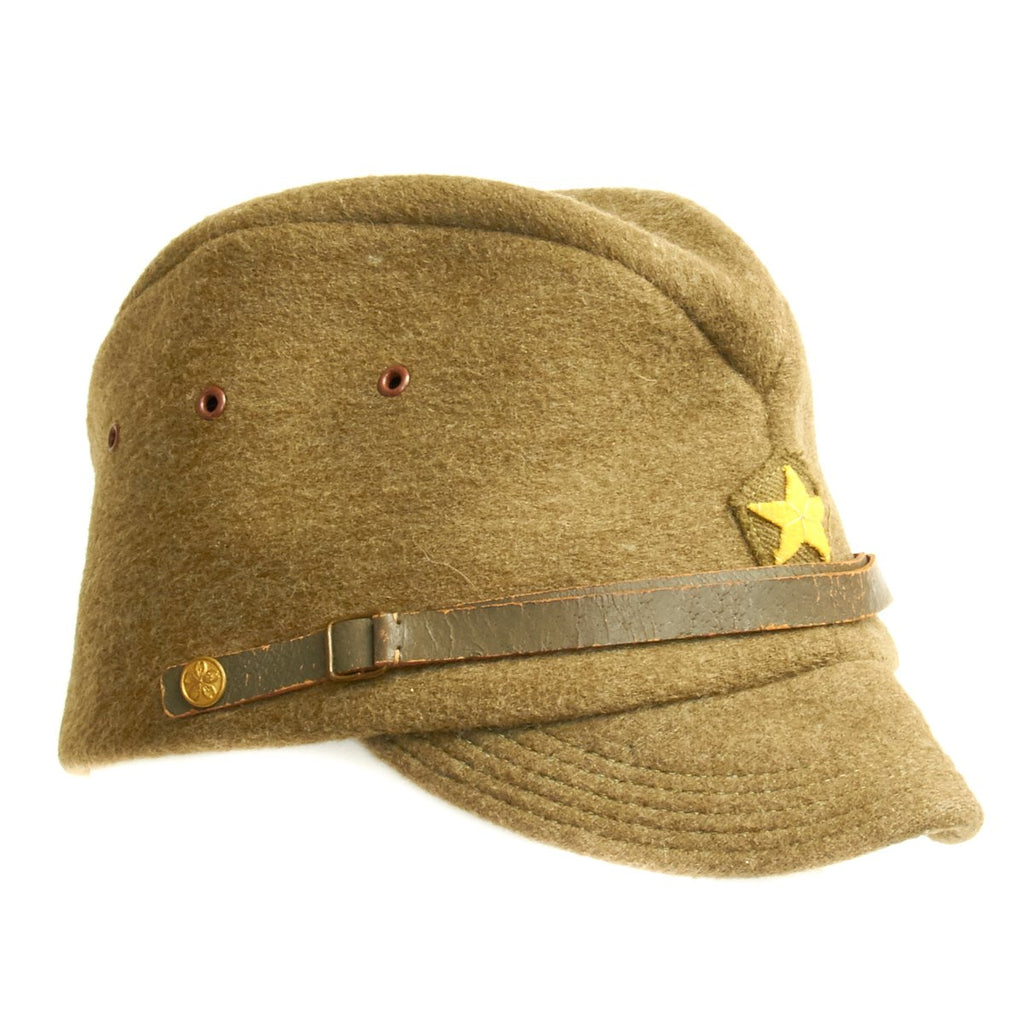Original WWII Japanese Officer Wool Forage Cap Original Items