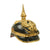 Original WWI Prussian Infantry Officer Pickelhaube Helmet with Chin Scales Original Items