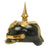Original WWI Prussian Infantry Officer Pickelhaube Helmet with Chin Scales Original Items