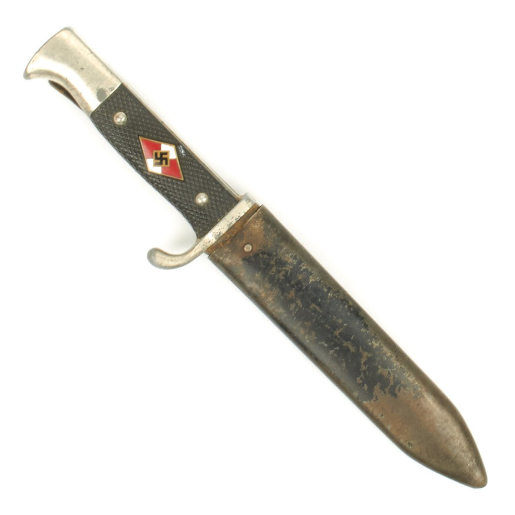Original German WWII Hitler Youth Knife RZM M7/14 by P. D. Lüneschloss, Solingen Original Items
