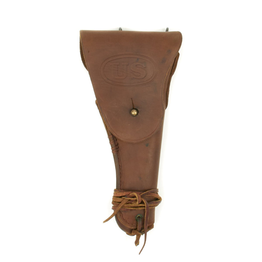 Original U.S. WWII M1916 .45 Colt 1911 Leather Holster dated 1942 by Enger-Kress Original Items
