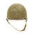 Original U.S. WWII 1943 M1 McCord Fixed Bale Front Seam Helmet with Firestone Tire & Rubber Co Liner Original Items