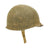 Original U.S. WWII 1943 M1 McCord Fixed Bale Front Seam Helmet with Firestone Tire & Rubber Co Liner Original Items