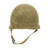 Original U.S. WWII 1943 M1 McCord Fixed Bale Front Seam Helmet with Firestone Tire & Rubber Co Liner Original Items