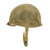 Original U.S. WWII 1943 M1 McCord Fixed Bale Front Seam Helmet with Firestone Tire & Rubber Co Liner Original Items