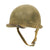 Original U.S. WWII 1943 M1 McCord Fixed Bale Front Seam Helmet with Firestone Tire & Rubber Co Liner Original Items