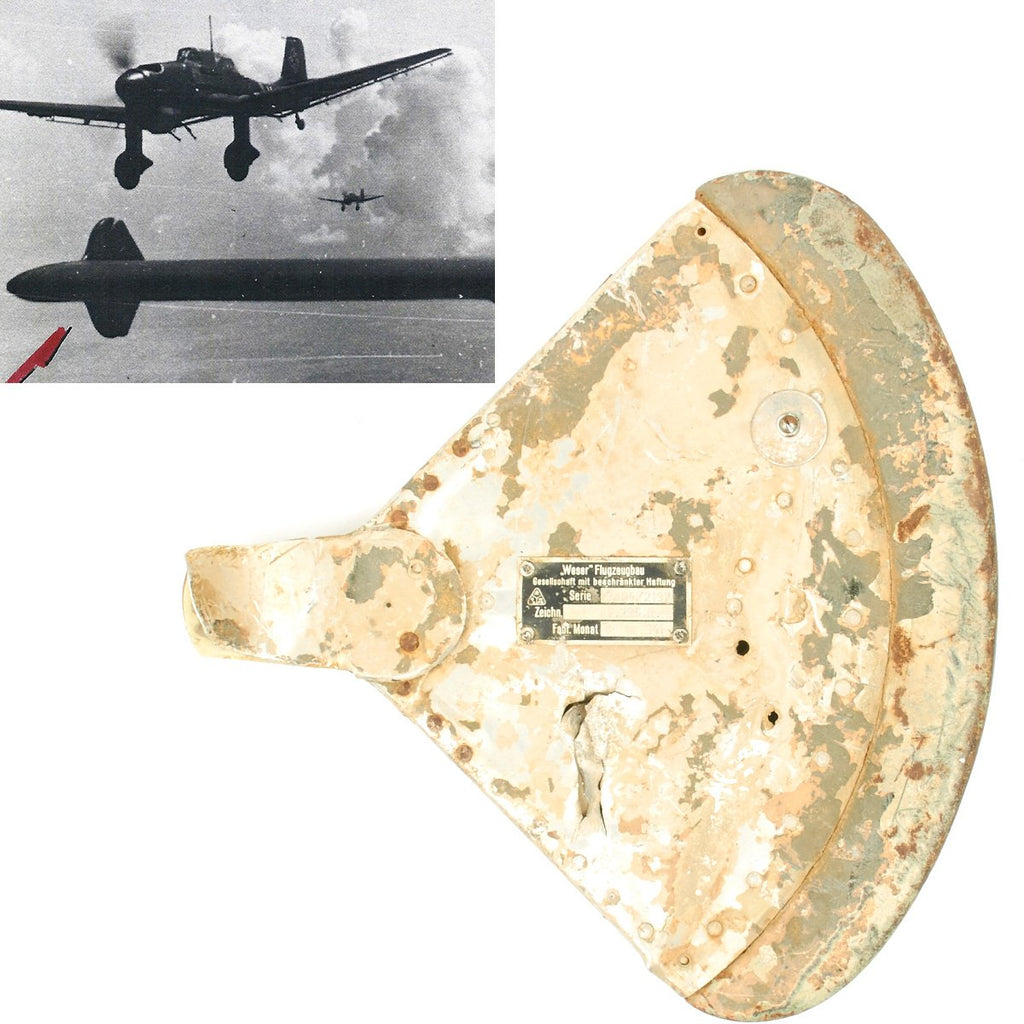 Original German WWII Stuka Junkers Ju 87 Horizontal Stabilizer Weight - Dated 1941 Original Items