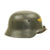 Original German WWII Army Heer M40 Named Single Decal Trench Art Helmet  - ET66 Original Items