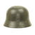 Original German WWII Army Heer M40 Named Single Decal Trench Art Helmet  - ET66 Original Items