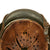 Original German WWII Army Heer M40 Named Single Decal Trench Art Helmet  - ET66 Original Items