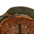 Original German WWII Army Heer M40 Named Single Decal Trench Art Helmet  - ET66 Original Items
