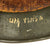 Original German WWII Army Heer M40 Named Single Decal Trench Art Helmet  - ET66 Original Items