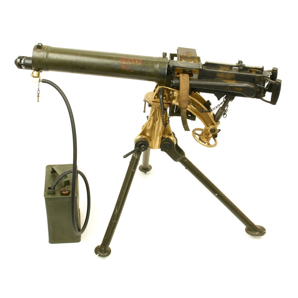 Original British WWII Vickers Personalized Display Machine Gun with Tripod with Accessories Original Items