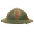 Original U.S. WWI M1917 Refurbished Doughboy Helmet of the 1st Infantry Division - The Big Red One Original Items