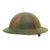 Original U.S. WWI M1917 Refurbished Doughboy Helmet of the 1st Infantry Division - The Big Red One Original Items