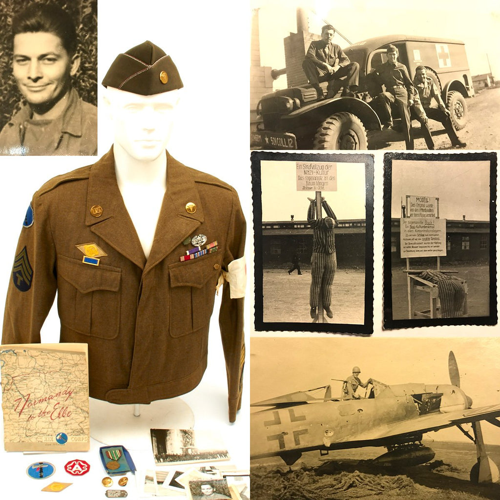 Original U.S. WWII Combat Medic XIX Corps Grouping - Concentration Camp Liberator Original Items