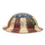 Original U.S. WWI M1917 Refurbished Doughboy Helmet of the 91st Infantry Division Original Items