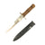 Original Italian WWII Fascist Fighting Knife with Steel Scabbard Original Items