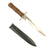 Original Italian WWII Fascist Fighting Knife with Steel Scabbard Original Items