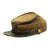 Original U.S. Civil War Union Cavalry Veteran Model 1875 GAR Chasseur Pattern Kepi Original Items