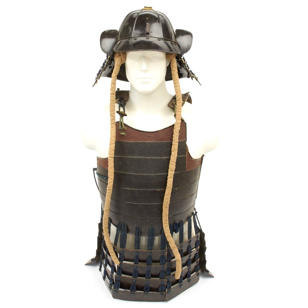 Original Japanese Samurai 19th Century Edo Period Armor Set Original Items
